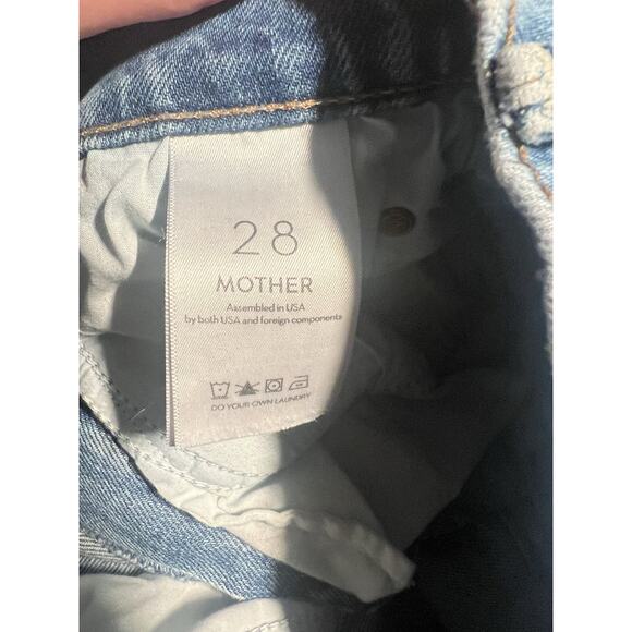 Mother Superior The Rascal Ankle Jeans A Little Dirt Never Hurt Size 28 - Picture 11 of 12